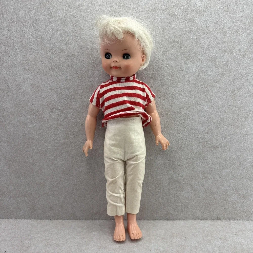 Peggy Ann Goes Traveling 15 inch Doll Vintage 1962 Horsman Blonde open close eye